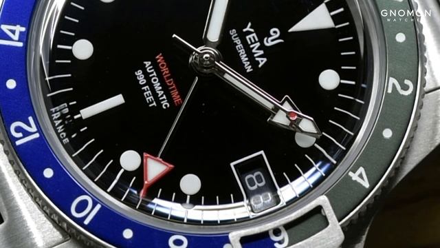 Yema Superman Heritage GMT Blue/Grey 39mm