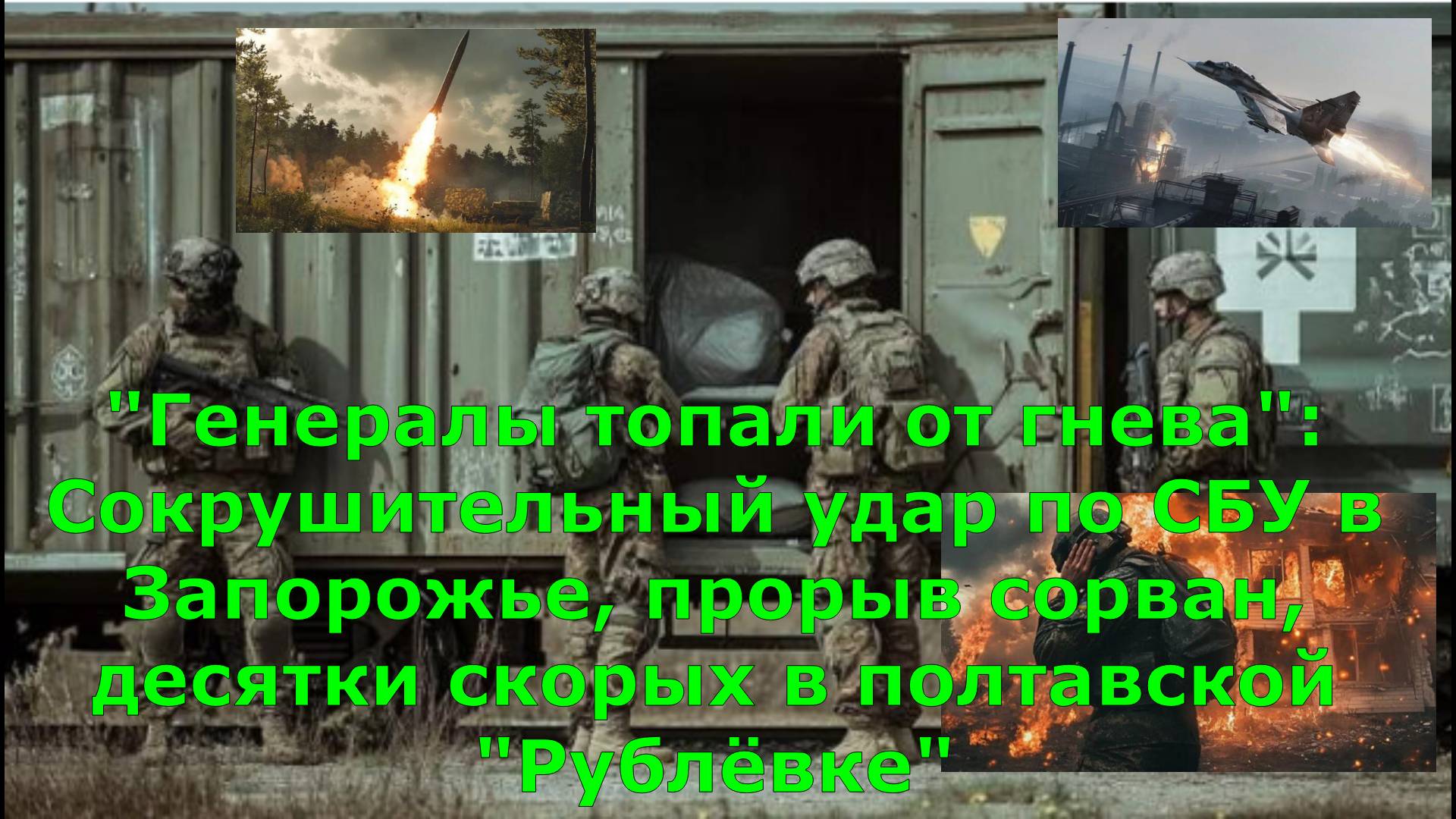 "Генералы топали от гнева": Сокрушительный удар по СБУ в Запорожье, прорыв сорван, десятки скорых