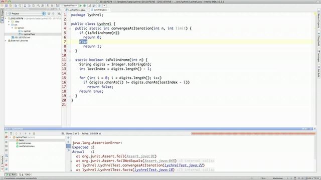 Clean Code. Episode 5 Screencast 1 - Lychrel E5-SC-Lychrel