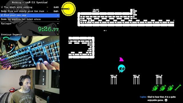 Nothing (ZX Spectrum) - 100% speedrun in 17:59 (former WR)