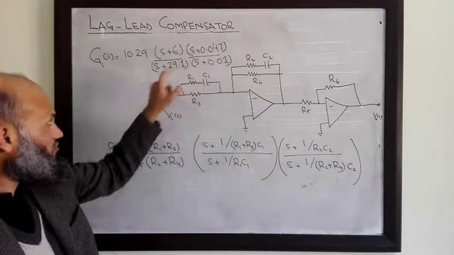 LCS 38b - Implementation of lag-lead compensator using electronic components