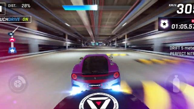 Asphalt 9 - Vertical Knockdowns Mission - Ferrari - Better Track Suggestion - TouchDrive