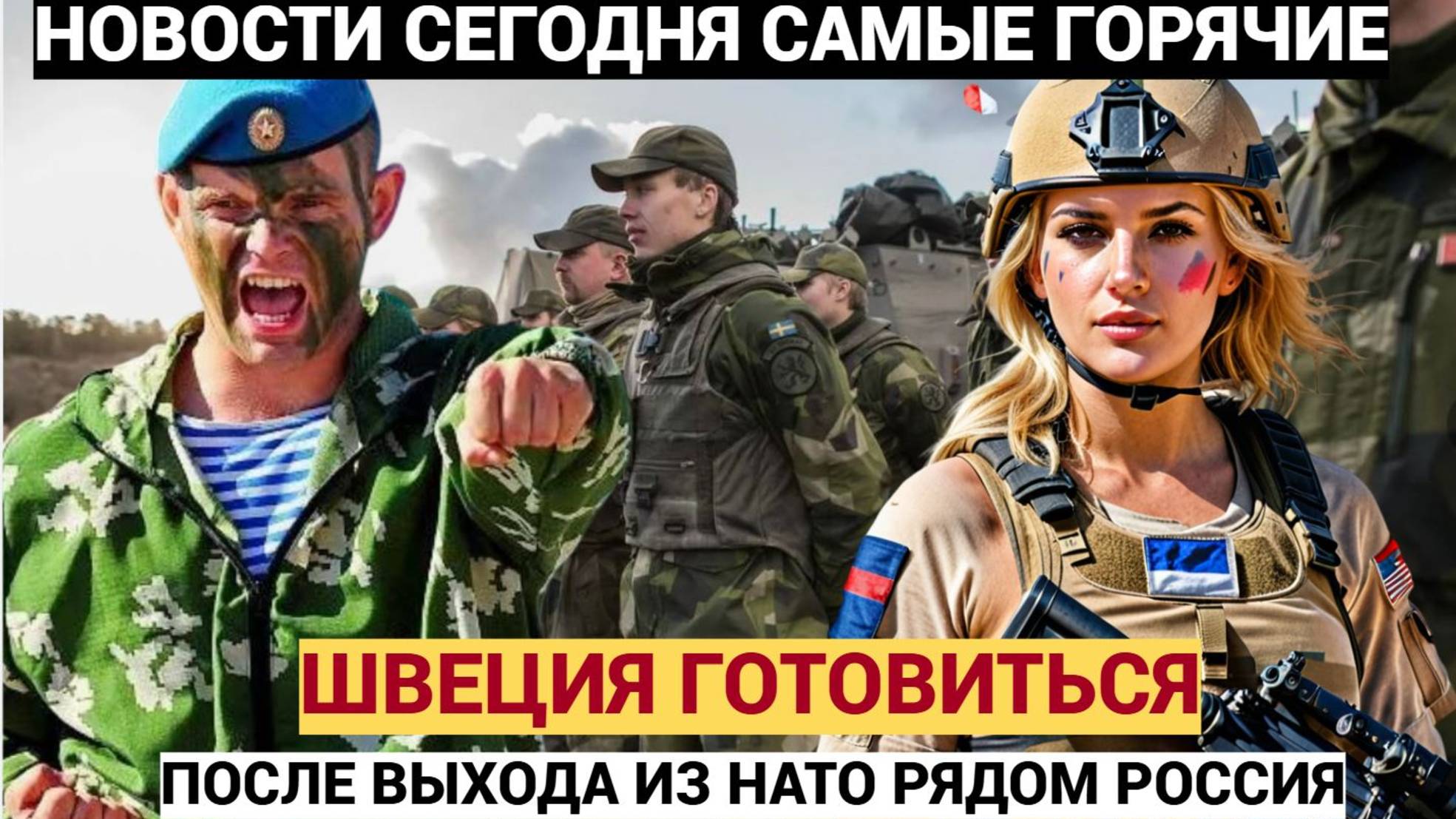 Срочно! Швеция готовится к войне с Россией после выхода из НАТО