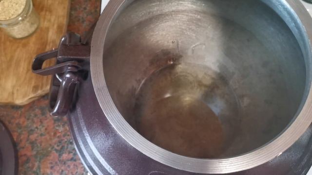 Гречка "По-купечески" . В афганском казане со свининой.