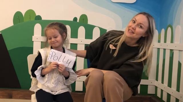 Hello greeting with name cards