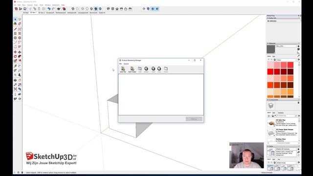 Wat als su podium render manager net renderd?