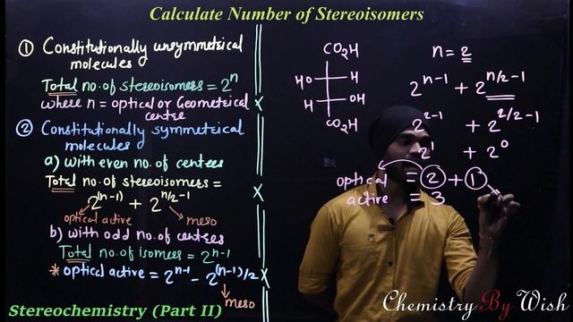 Calculate No. of stereoisomers | Stereochemistry part II | Organic Chem.| NET| SET | IIT JAM | NEET