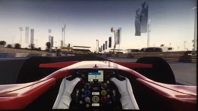 F1 2017 - Onboard - Ferrari F2007 - Bahrain Short Course - Twilight