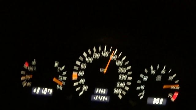 Mercedes-Benz C280 (0 - 190km/h)