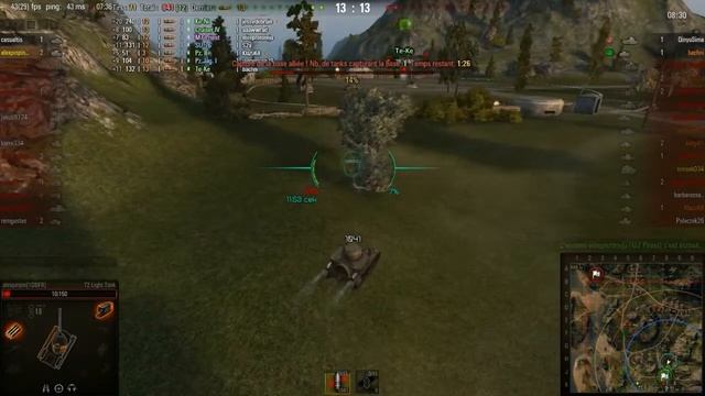 World of Tanks: Gameplay T2 Light Tank / As du chars