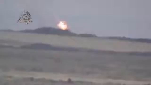 FSA missile hit and destroyed Tank and the Soldiers flee