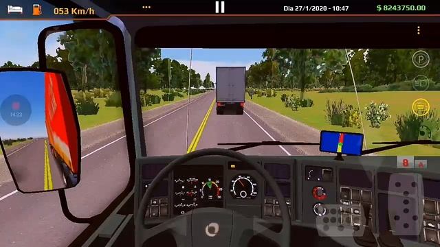 World Truck Driving Simulator#6 Scania T124 Destino Campo Grande.(Buenas noticias chavales).