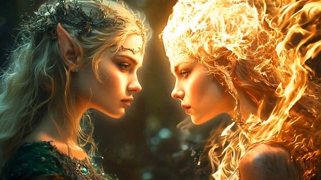 Song of Fire and Water   Beautiful Elven Ballad   Female Vocals   Short Animated Music Clip with AI