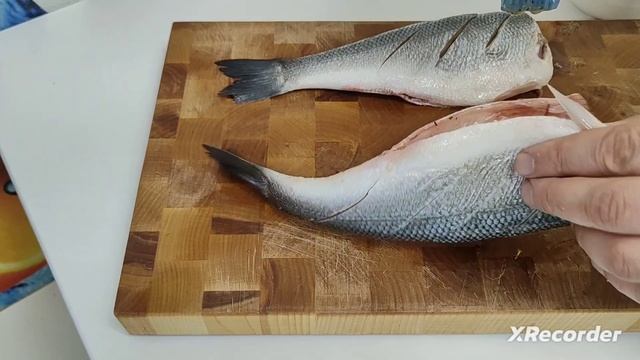 Сочный жаренный Сибас 🐟🐟🐟🐟🐟🐟🐟🐟🐟🐟🐟🐟🐟🐟🐟🐟