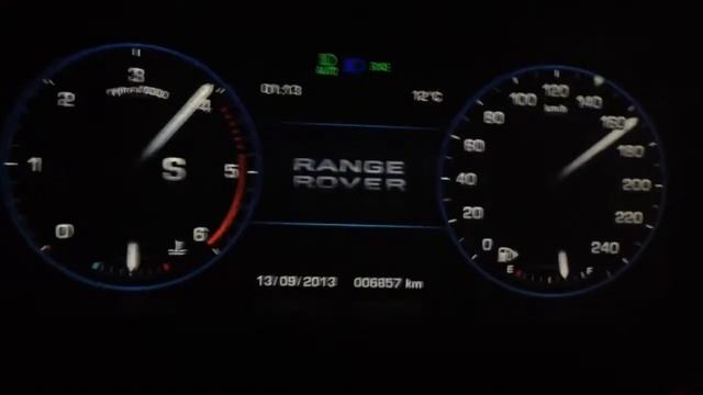 Range Rover 2013 Autobiography SDV8 acceleration 0 220+ km