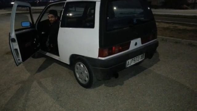 autobianchi y10 con scarico diretto inox