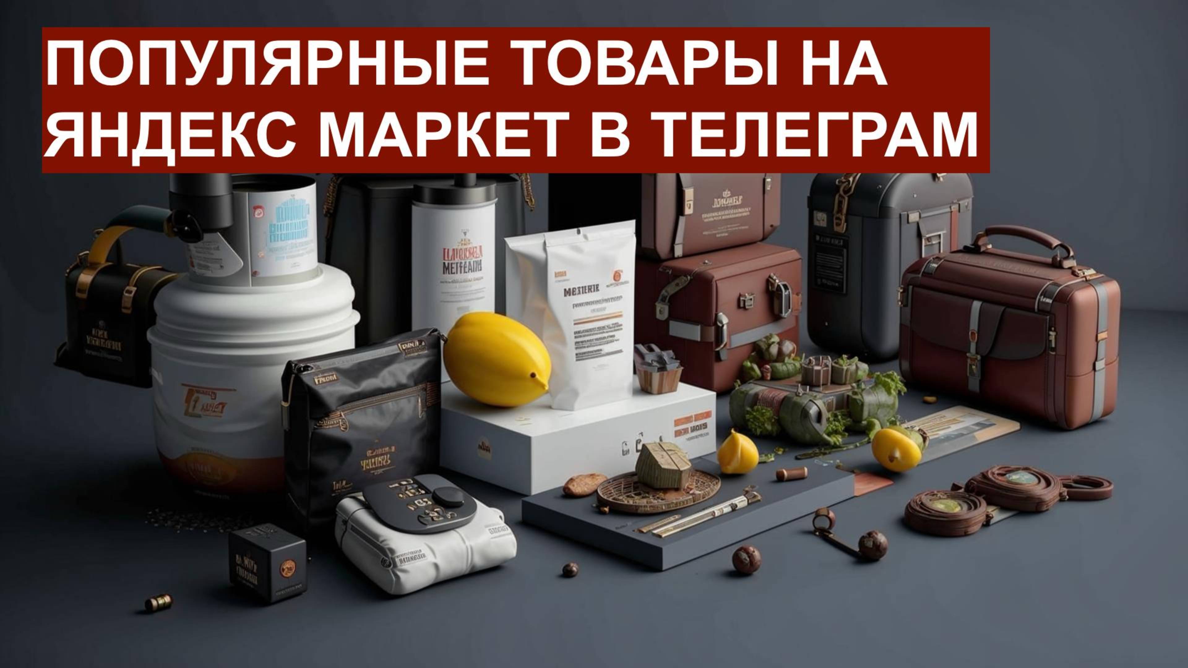 Популярные товары на Яндекс.Маркете Продвигаем в телеграм