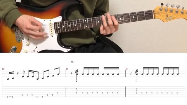 Bee Gees-Stayin Alive (guitar cover,tab)