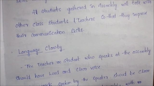 511.3.1 Format for Organising the Morning School Assembly || NIOS D.El.Ed || (Read Description )