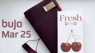 Оформление марта 25 в ежедневнике #bulletjournal