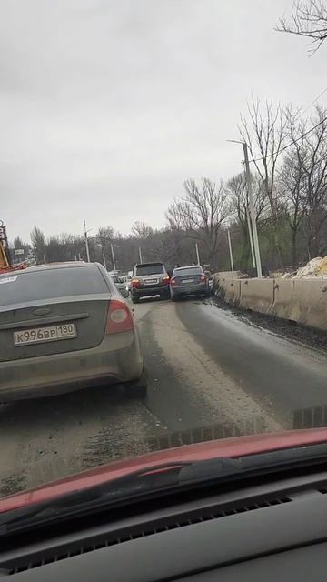ДТП на участке для объезда дороги возле Батова