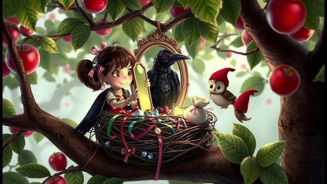 Волшебные сказки перед сном. Арика ведет переговоры с вороной-коллекционеркой