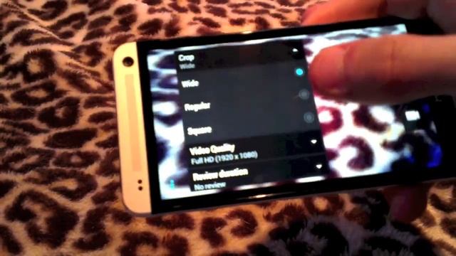 HTC One Camera Interface