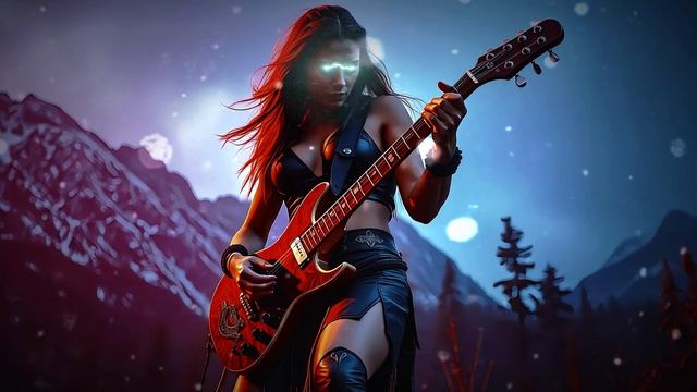 Viking Daughter of Thunder Epic Guitar Riffs & Thunderous Power ⚡🎸