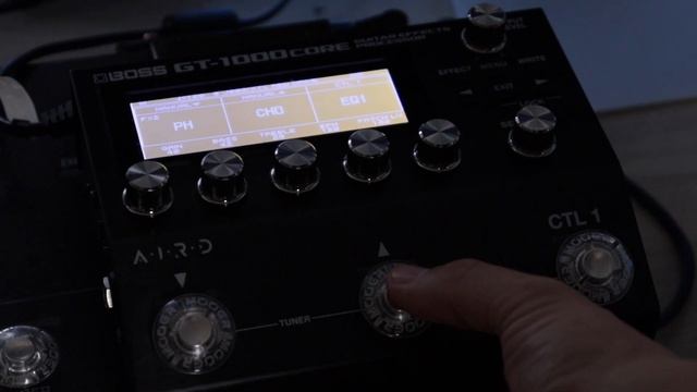 COMO UTILIZAR O MODO MANUAL DA BOSS GT 1000 CORE