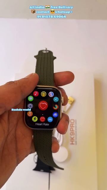 HK9 Pro SmartWatch: Full Specs + HRS3300), and SPO2 sensor+ 2.12-inch Large AMOLED screen