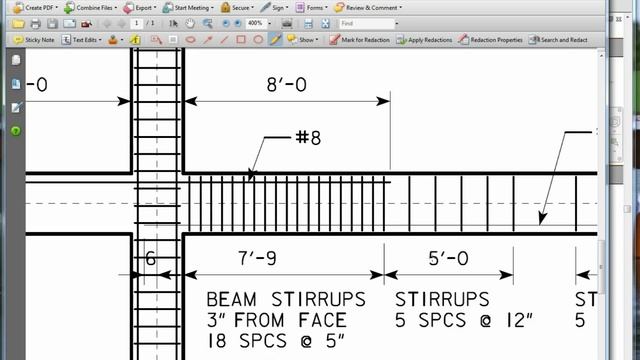 Revit Autodesk - Video 11 - Placing steel stirrups in a concrete building beam