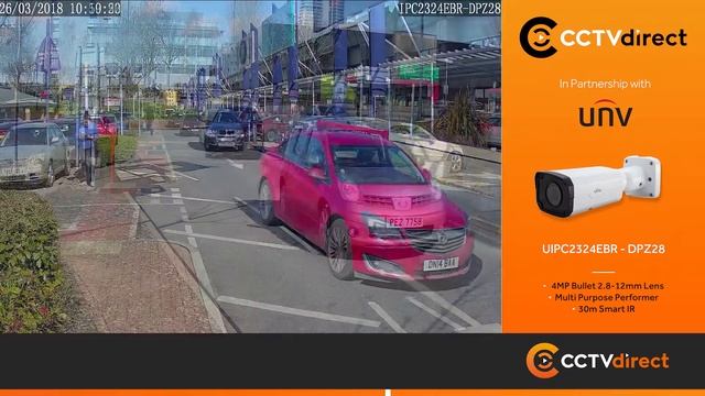 UNV - 4MP Autofocus Zoom Bullet Camera