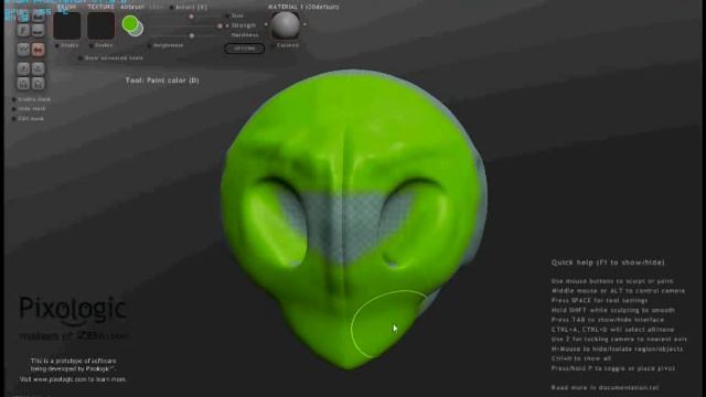 Sculptris Alpha 5 Demo video