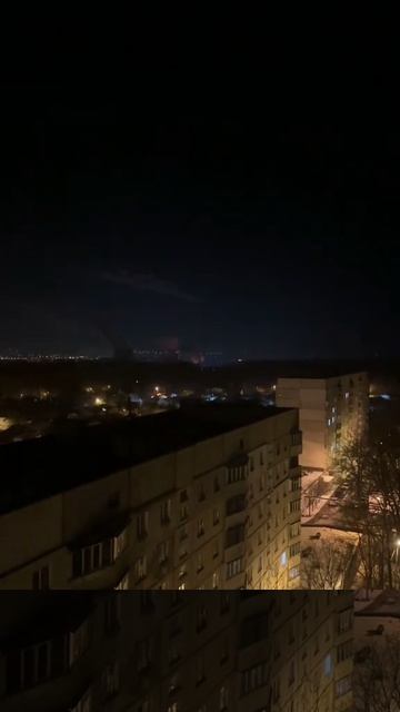 Харьков. Прилет по ТЭЦ-5 сегодня ночью