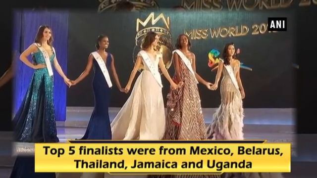 Mexico’s Vanessa Ponce de Leon crowned Miss World 2018