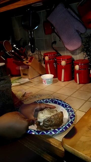 chicken and baked potato #shorts #airfryer