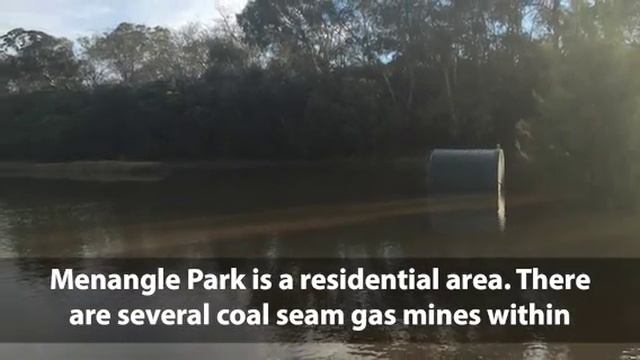 Coal Seam Gas (CSG) wells flooded in Nepean River