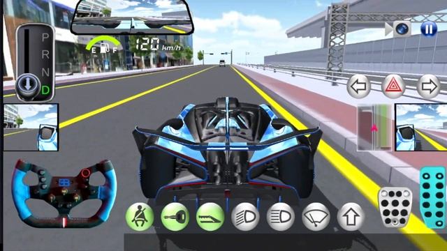 3d driving class simulator 2024 - Bugatti Bolide Car in The Rail Station - Android Gameplay