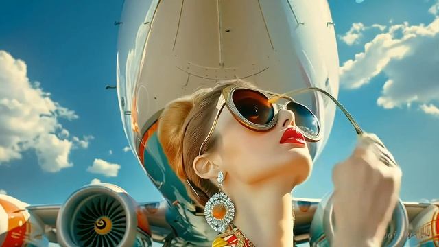 Retro Chic Vintage, Glamour extravaganza Nostalgic Vibes  - A Pastel Paradise of Style 4K