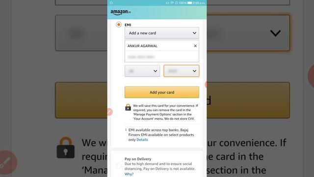 How to Order EMI in Amazon Credit Card Hindi - Full Process & Tutorial