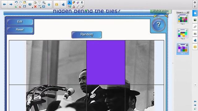 Tiles in Smart Notebook