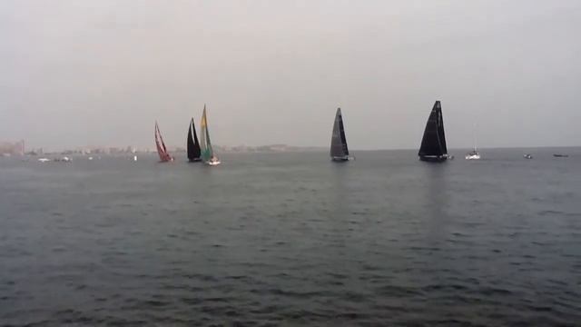 Volvo Ocean Race: qualification race, the start