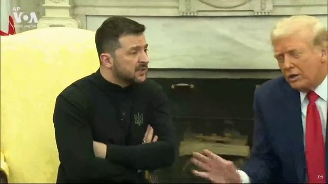 Спор Зеленского с Трампом в Белом доме