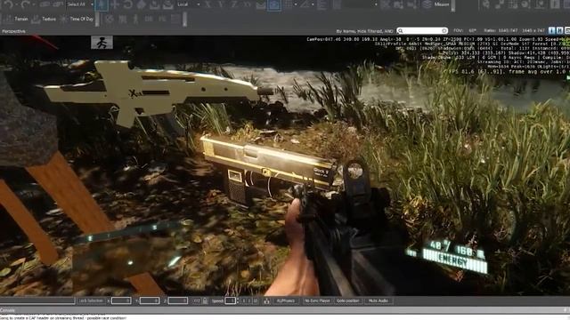 My Google Sketchup 8 Models Imported in CryEngine3