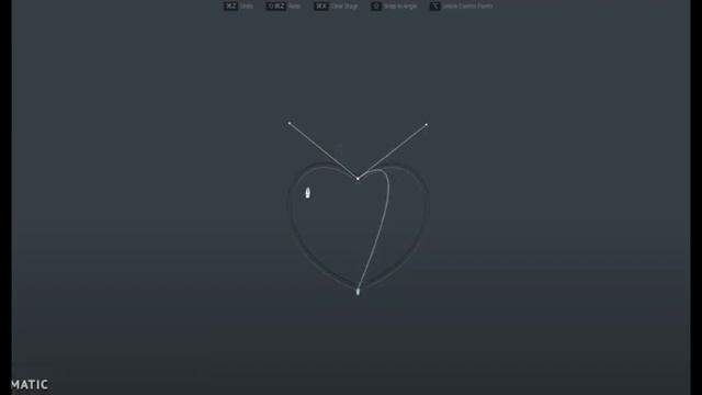 Heart on Bezier Game