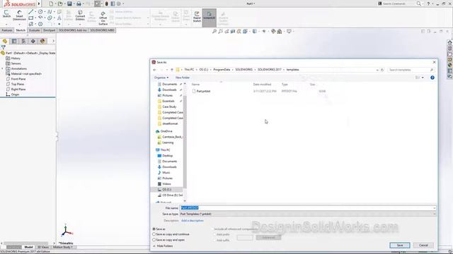 Solidworks  templates