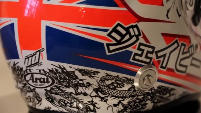 Jenson Button 2015 McLaren Honda F1 1:2 scale mini helmet