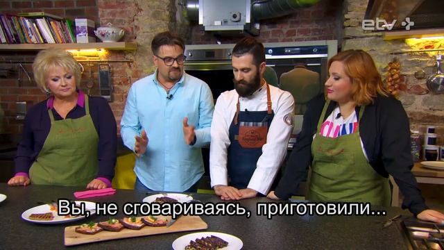 Ужин со звездами музыкальной сцены Анне Вески и Софией Рубной