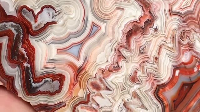 Laguna lace agate display piece, 1500g