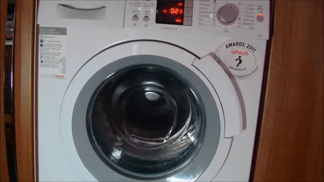 Bosch Logixx WAS32461GB - cotton 90 mini load rinse's and final spin (1600rpm)